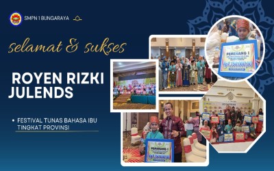 “Gemilang di Panggung Melayu: Royen Rizki Julends Persembahkan Juara 1 untuk SMP Negeri 1 Bungaraya Tingkat Provinsi”